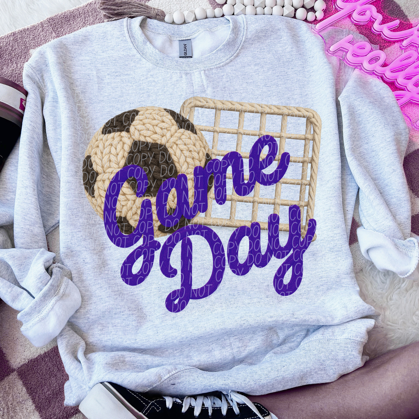 Yarn - Game Day Purple Soccer