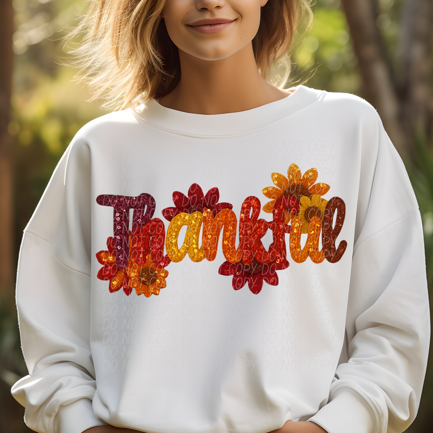 Yarn - Thankful Flowers Sequins