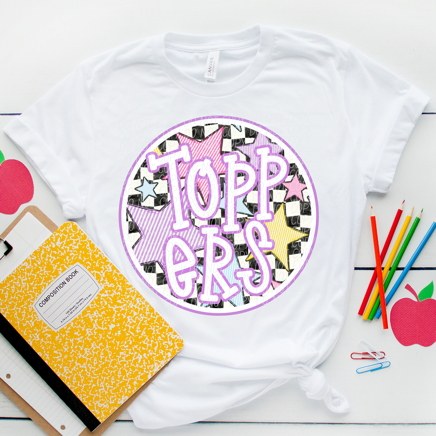 Toppers (purple stars mascots)