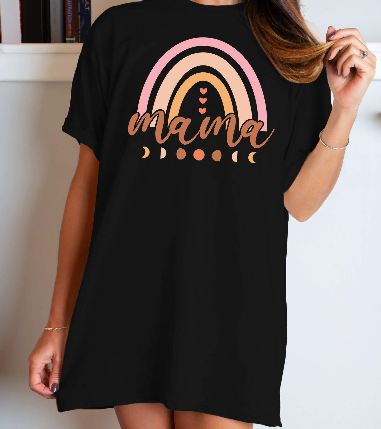 Mama Moon Phase Rainbow