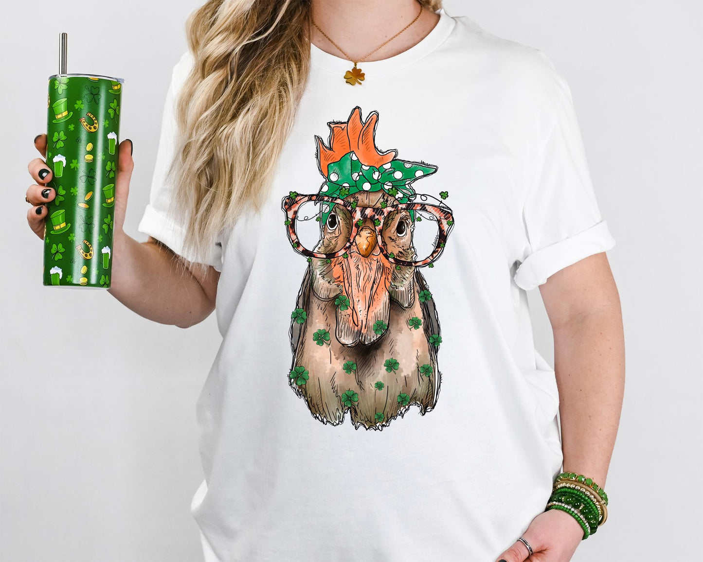 St. Patricks Day Rooster- DTF Transfer