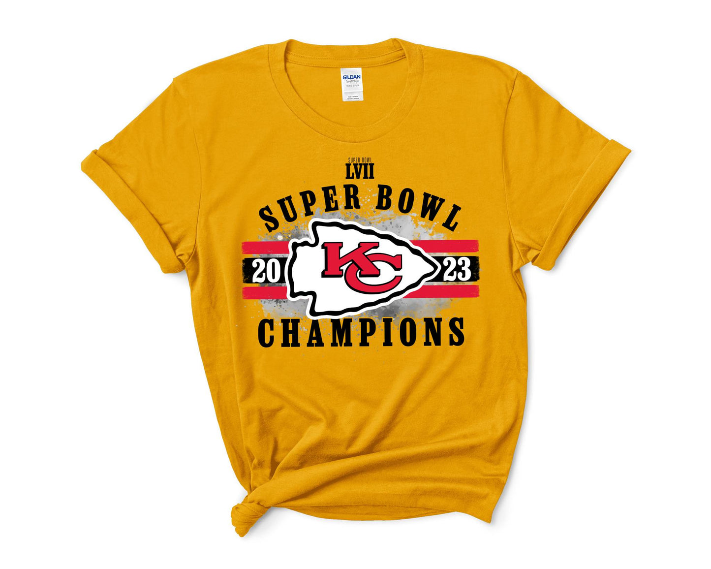 Black Smoke Super Bowl LVII 2023 Champions KC DTF Transfer