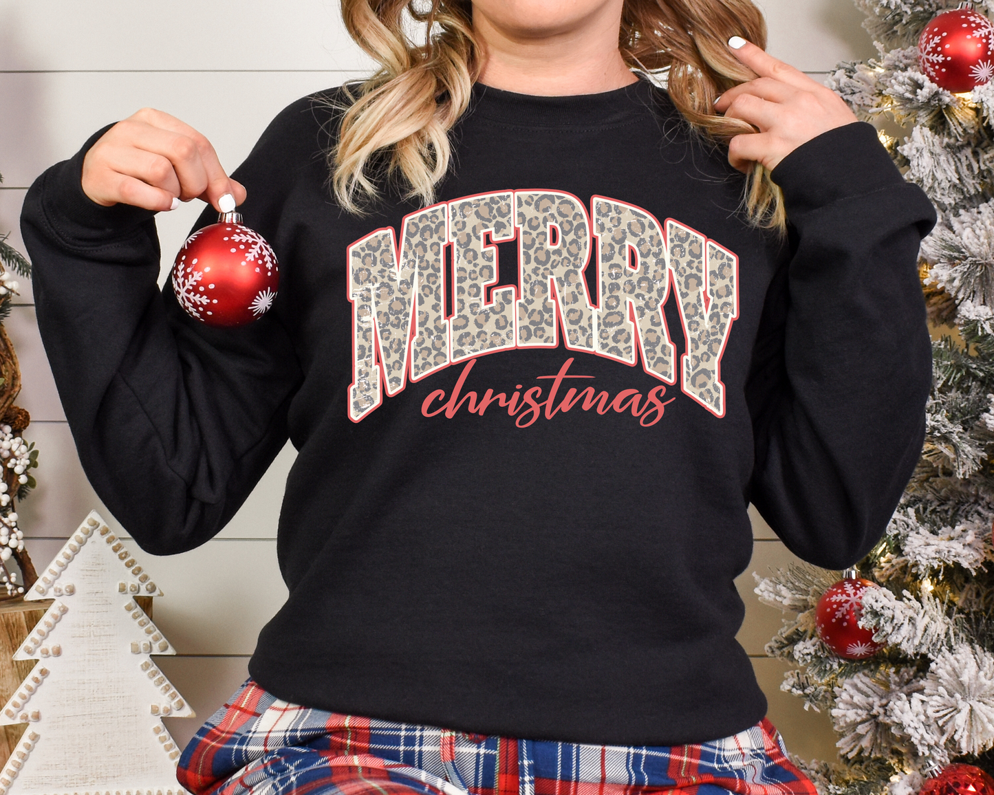 Merry Christmas Curve DTF Transfer