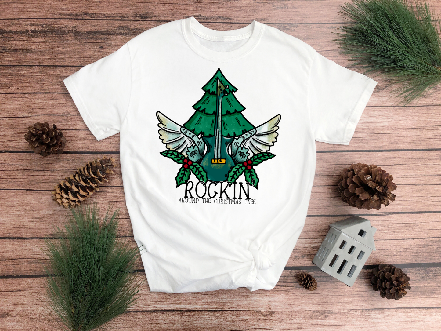 Rockin Around The Christmas Tree DTF Transfer