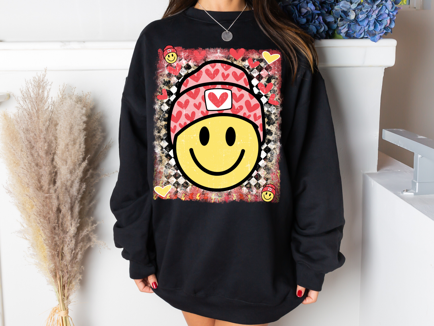 Smiley Valentine - DTF Transfer