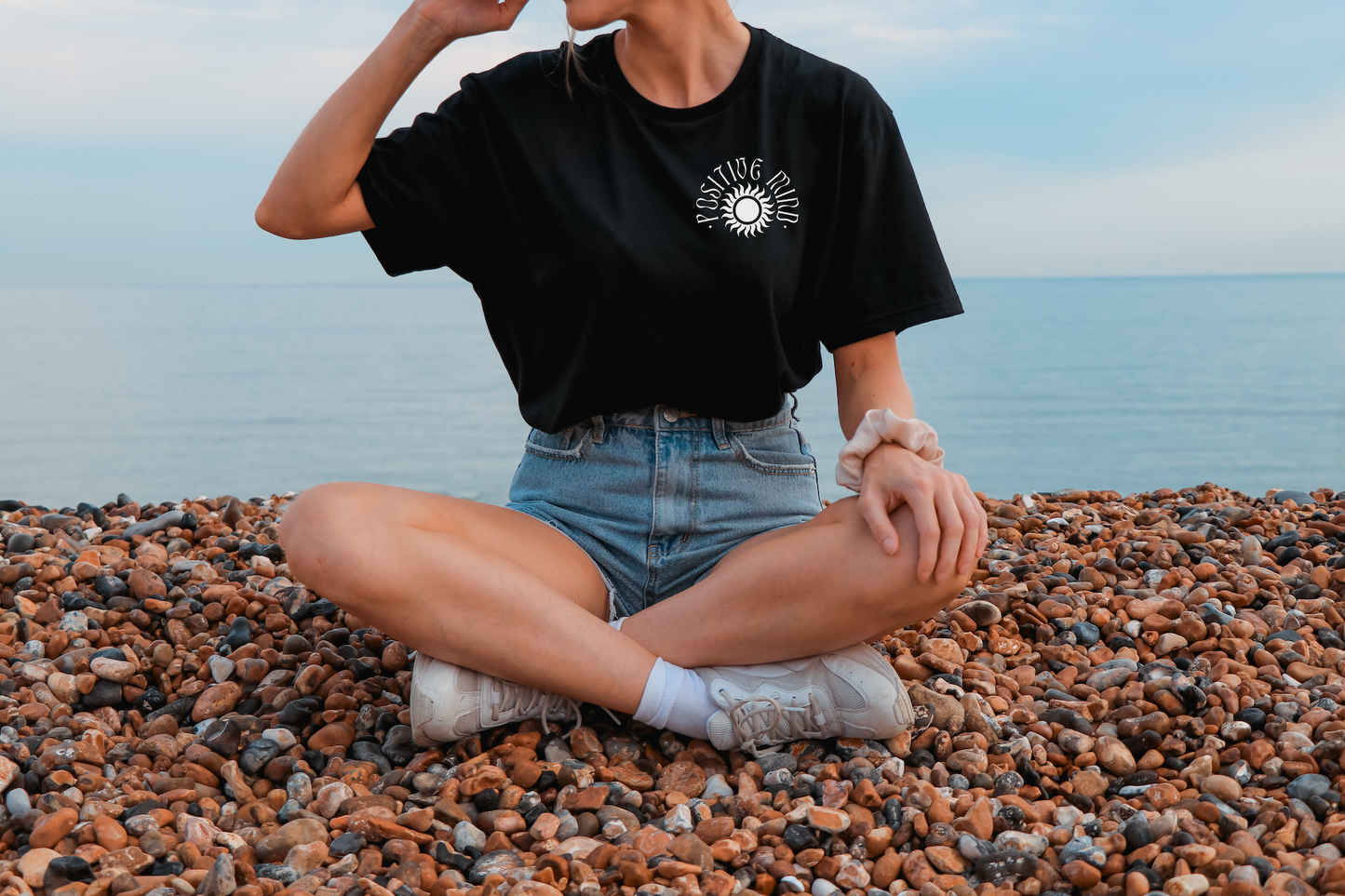 Pocket Positive Mind White DTF Transfer