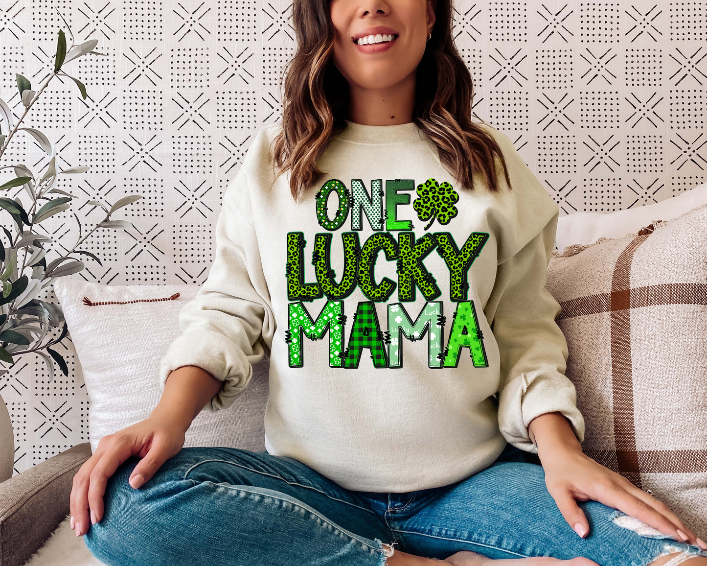 One Lucky Mama - DTF Transfer