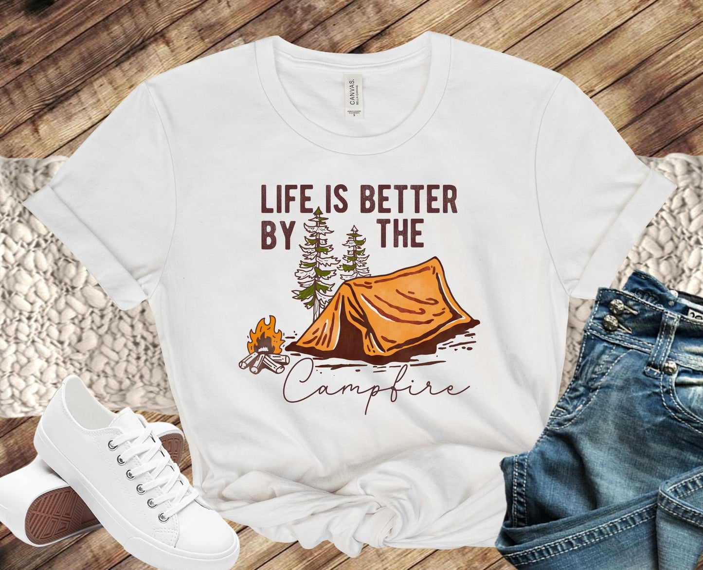 Life is better by the Campfire Tent