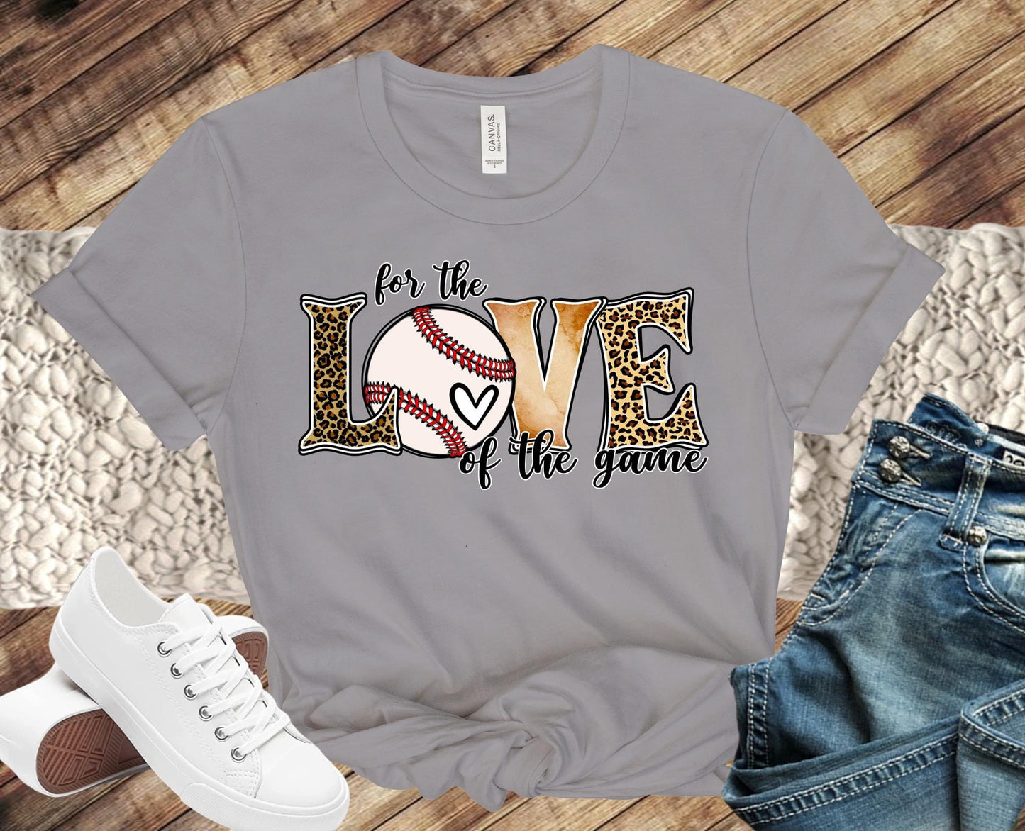 For the Love of the Game Leopard Baseball