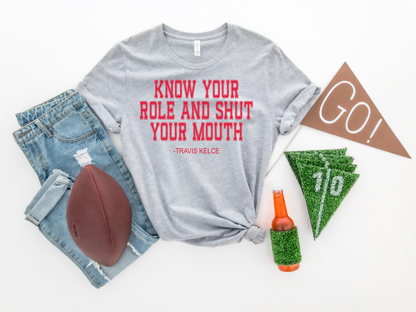 Red Know Your Role And Shut Up - DTF Transfer