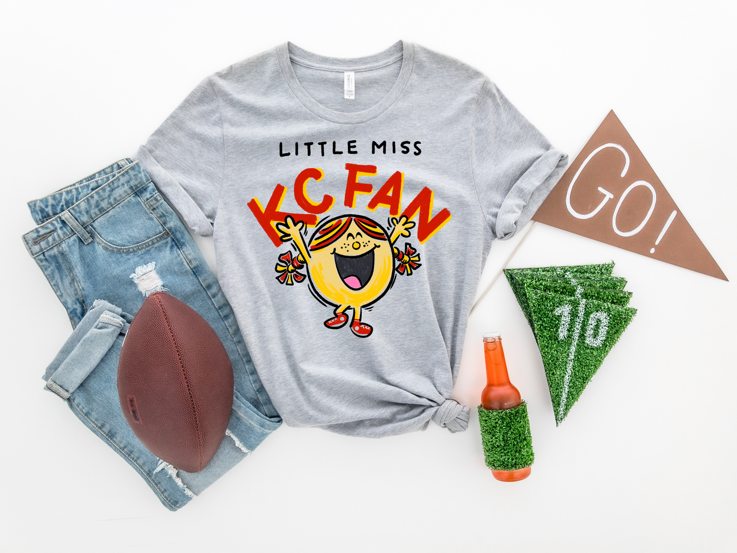 Little Miss KC Fan - DTF Transfer