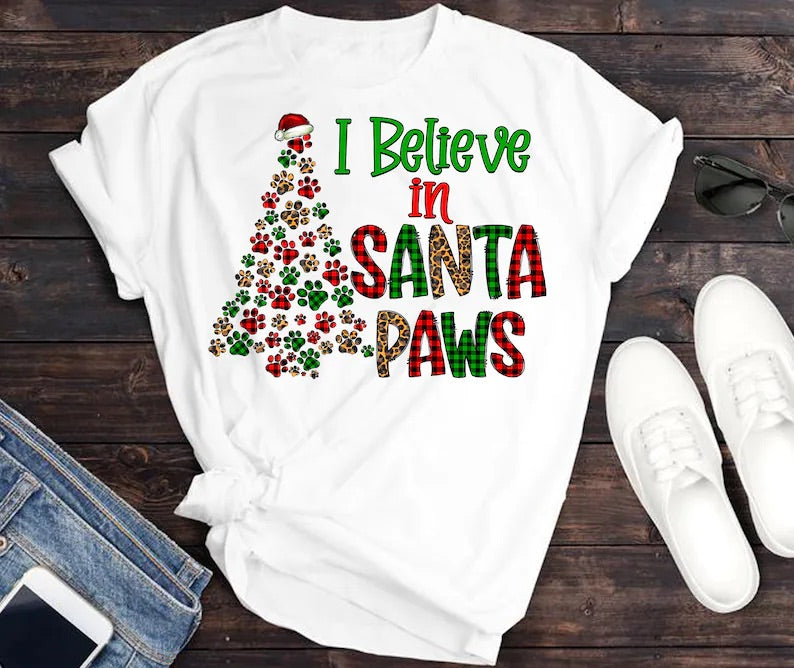 I believe in Santa Paws DTF Transfer