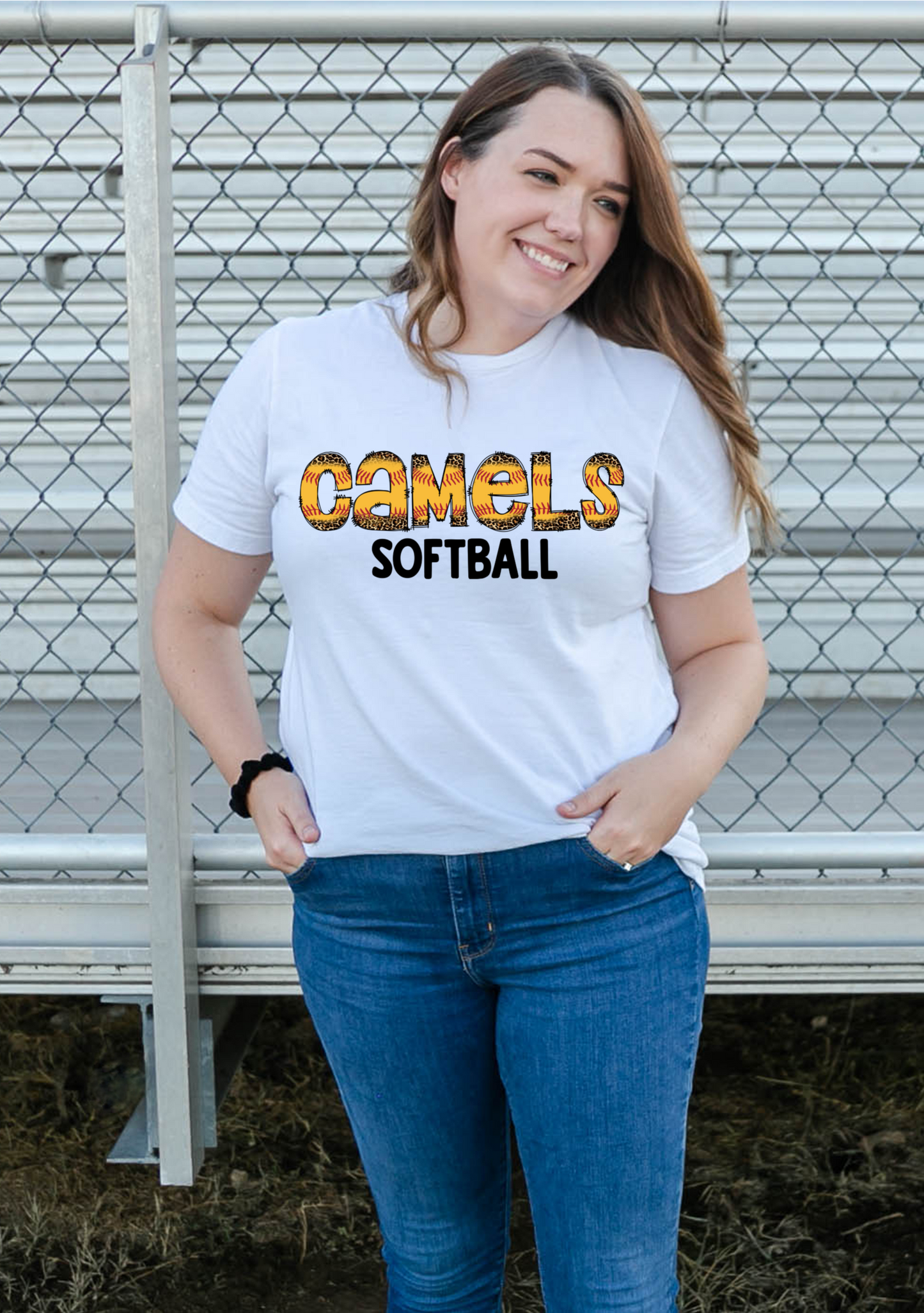 Leopard Mascot Softball Font - DTF Transfer