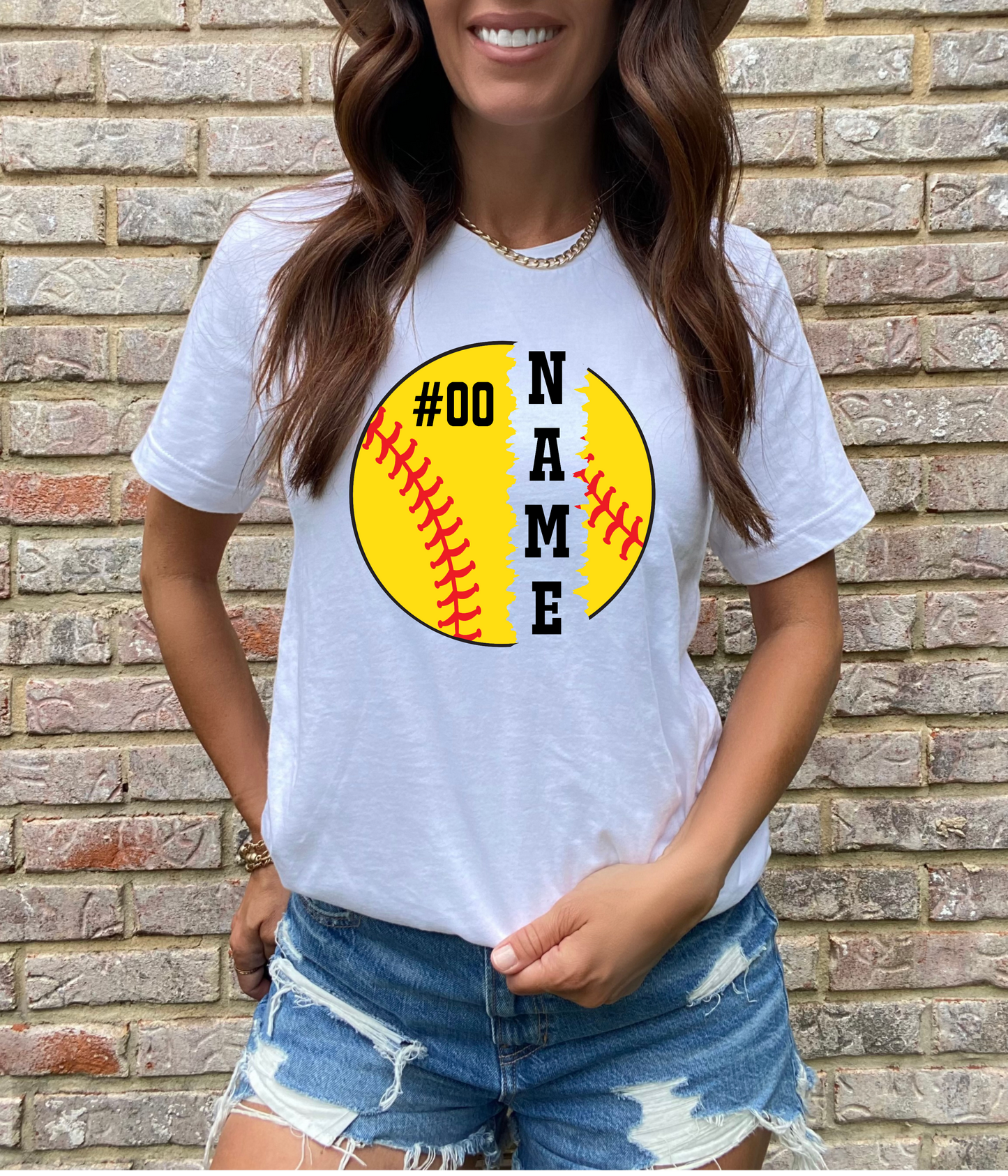 Personalized Softball Name & Number - DTF Transfer