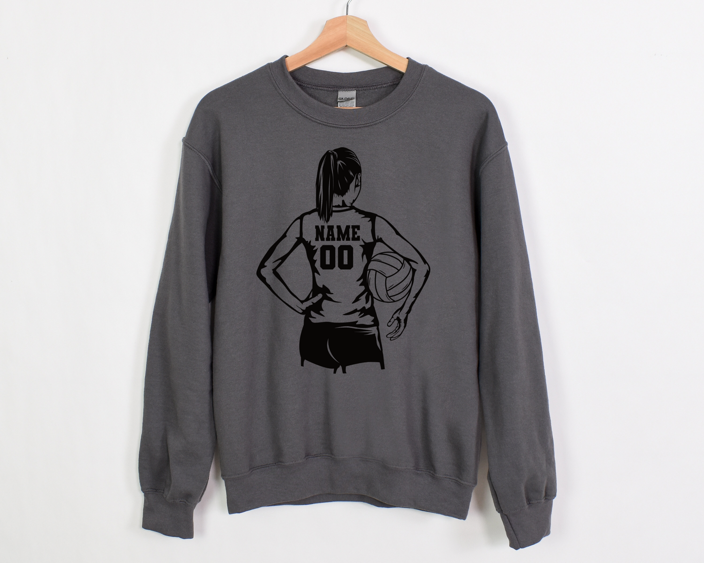 Personalized Volleyball Player Name & Number - DTF Transfer