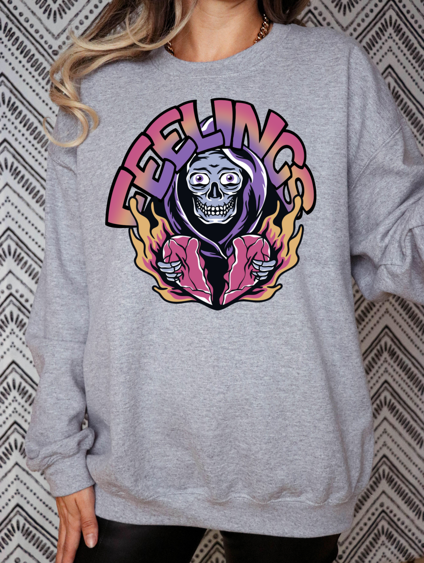 Feelings Broken Heart DTF Transfer