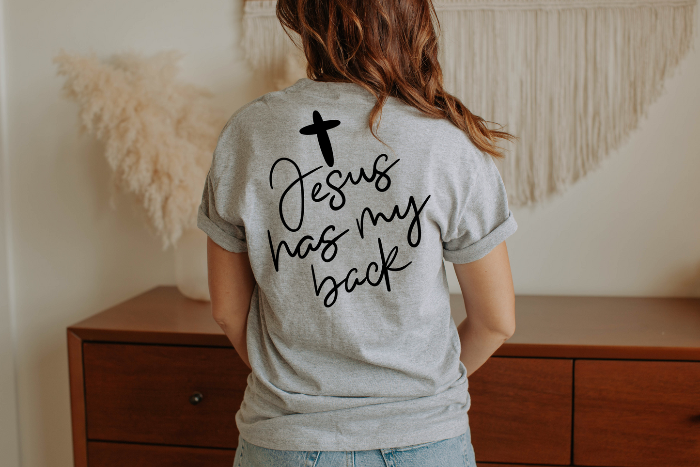 Jesus Has My back - DTF Transfer