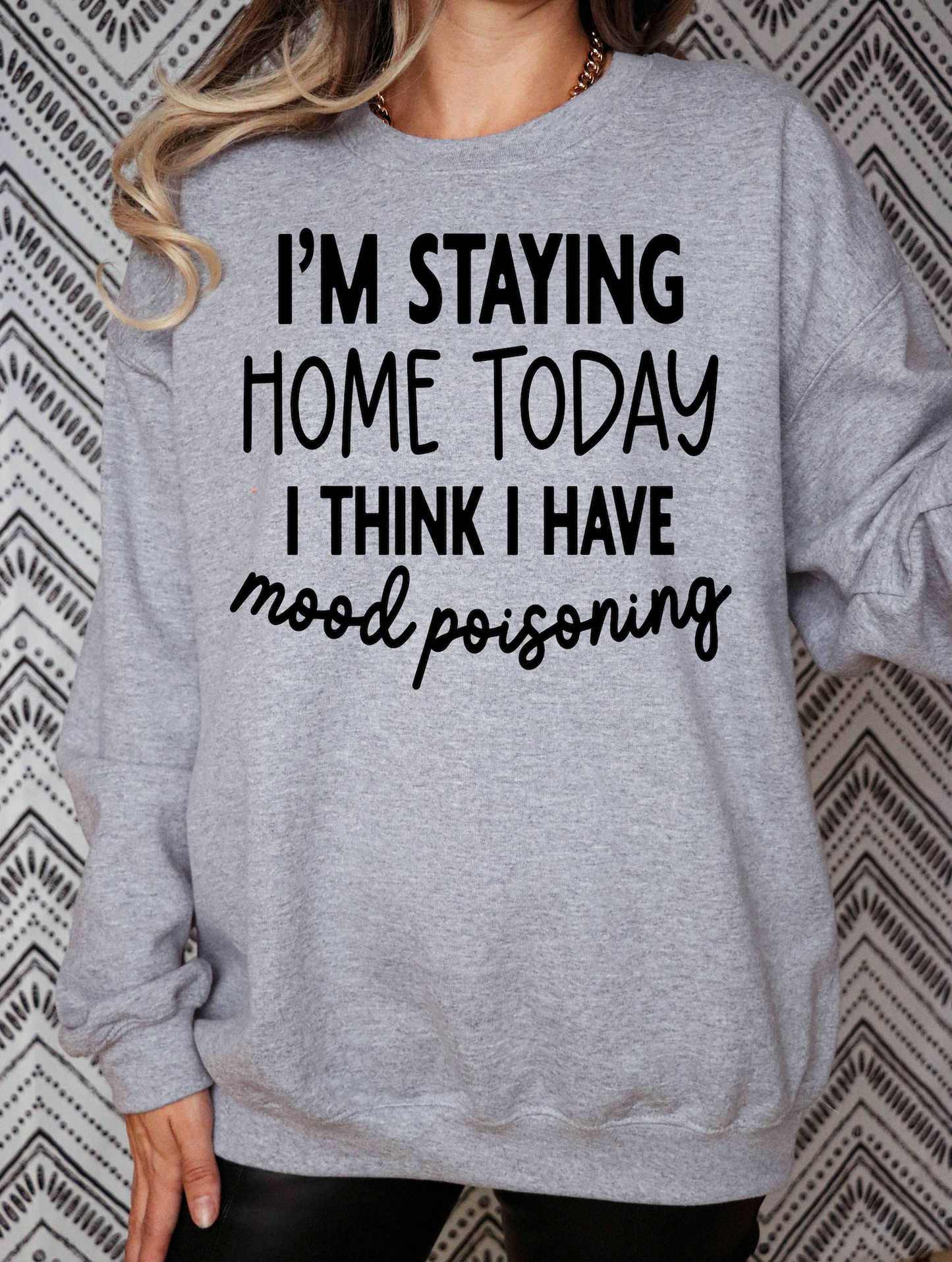 I'm Staying Home Today - DTF Transfer
