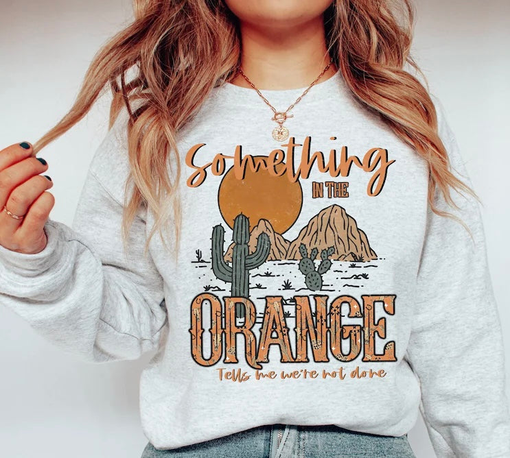 Something in Orange DTF Transfer