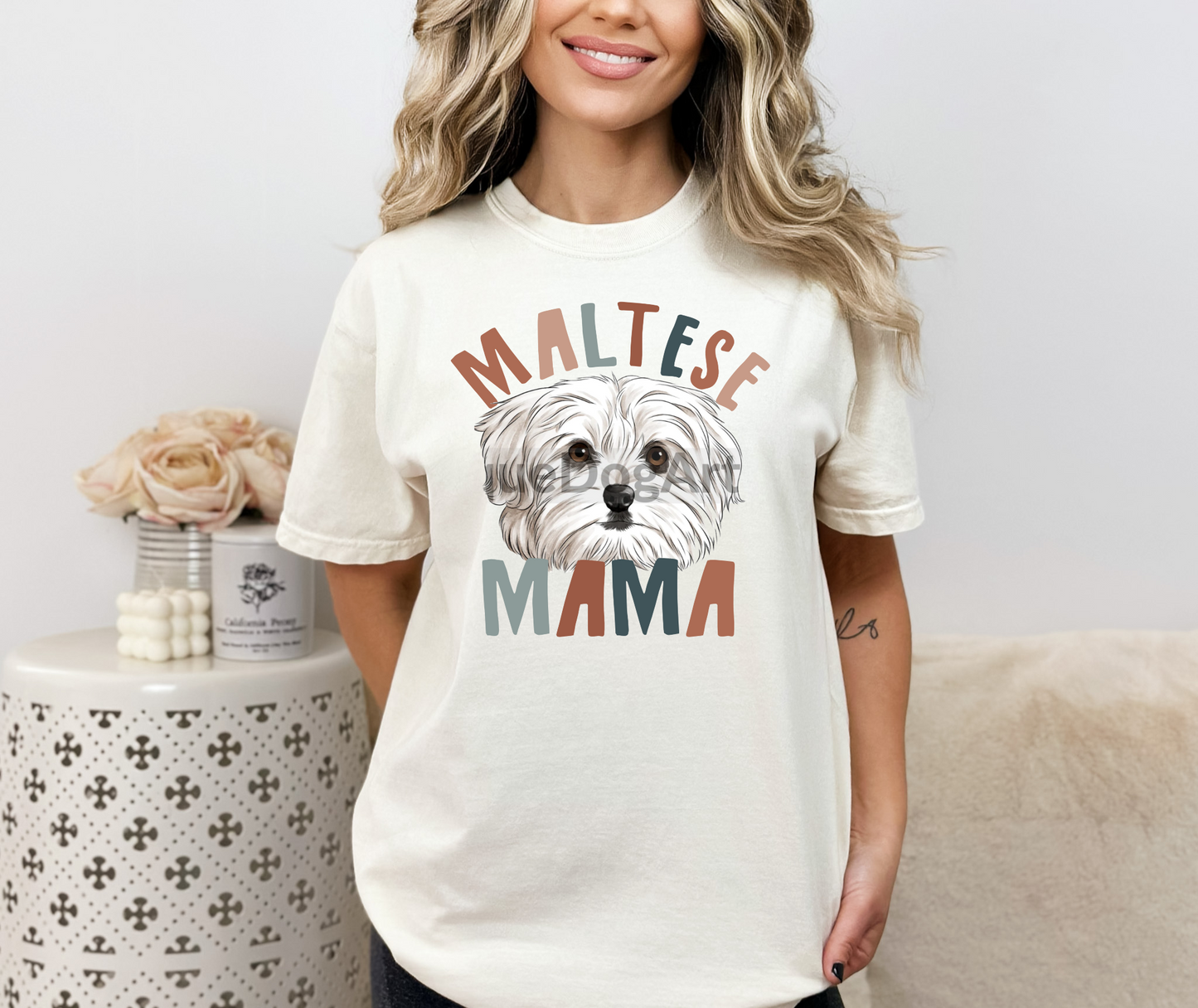 Maltese Mama DTF Transfer