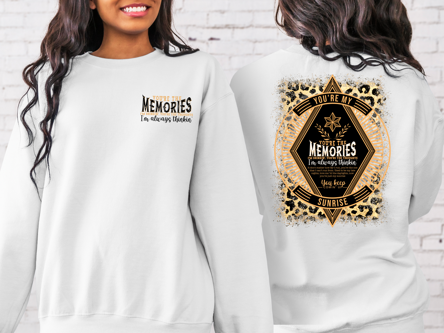 POCKET You're The Memories Orange & Black - DTF Transfer