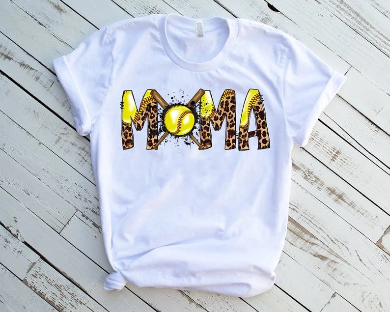 Mama Softball Bats DTF Transfer