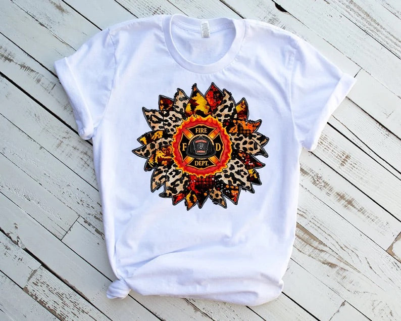 Fire Dept Sunflower - DTF Transfer