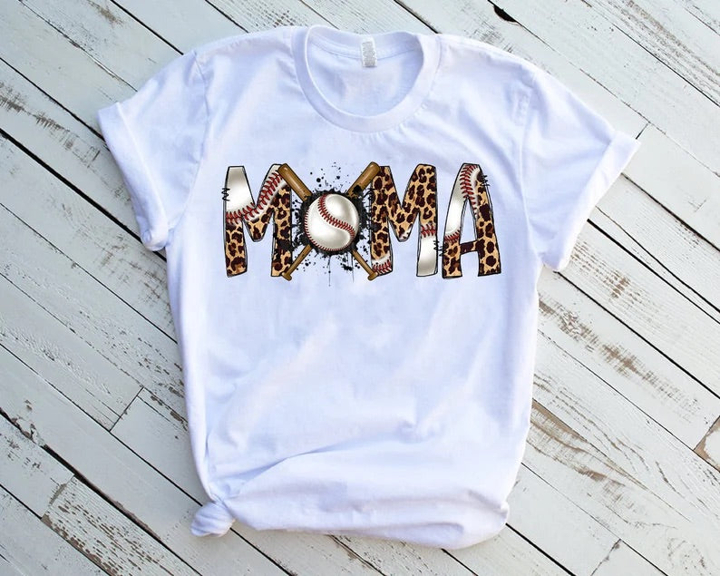 Mama Baseball Bat DTF Transfer