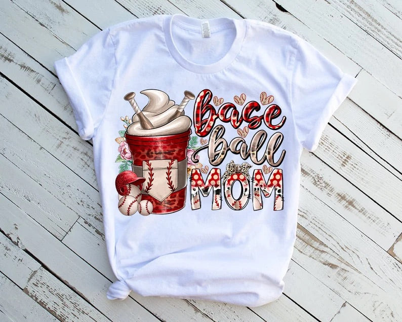 Baseball Mom Coffee - DTF Transfer