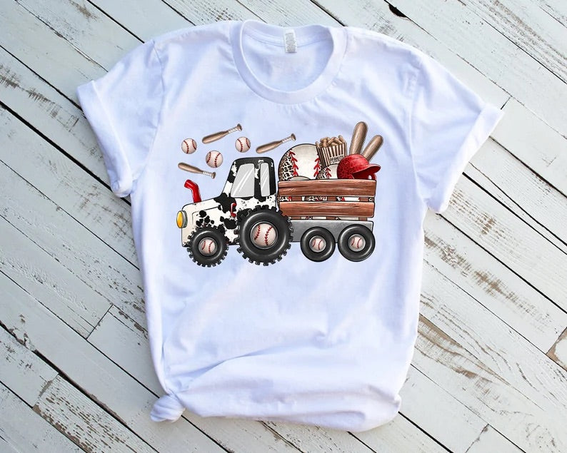 Baseball Tractor - DTF Transfer
