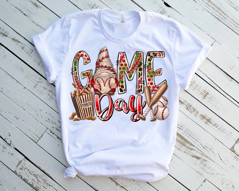 Game Day Gnomes Baseball - DTF Transfer