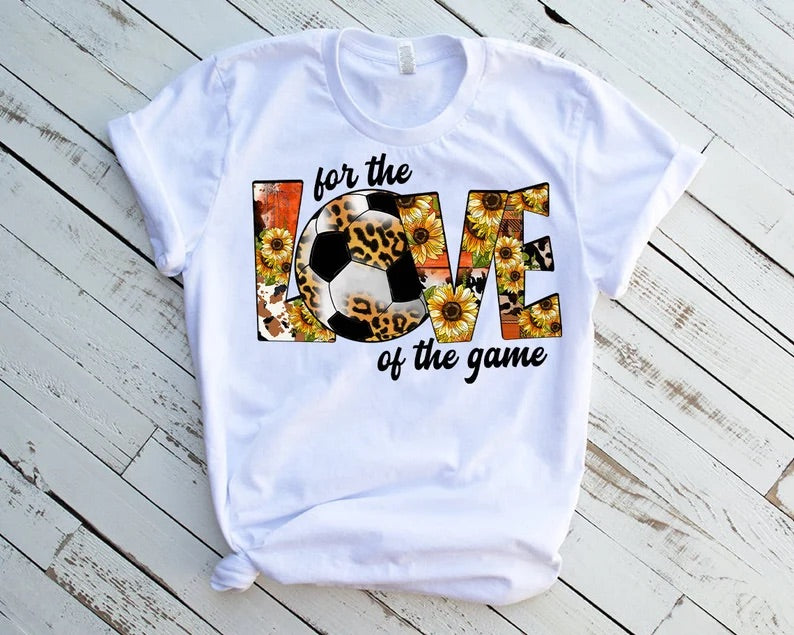 Western For The Love of the game Soccer - DTF Transfer