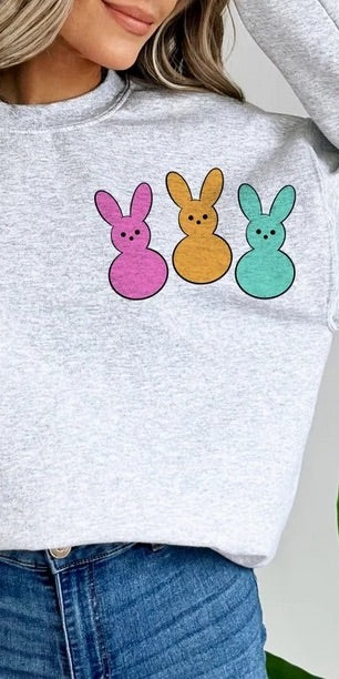 Peeps Pink Orange Blue - DTF Transfer