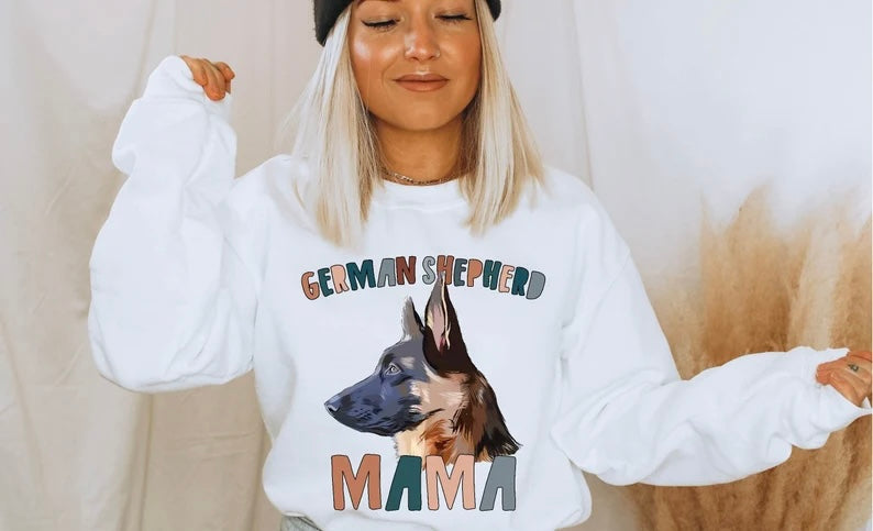 German Shepherd Mama DTF Transfer