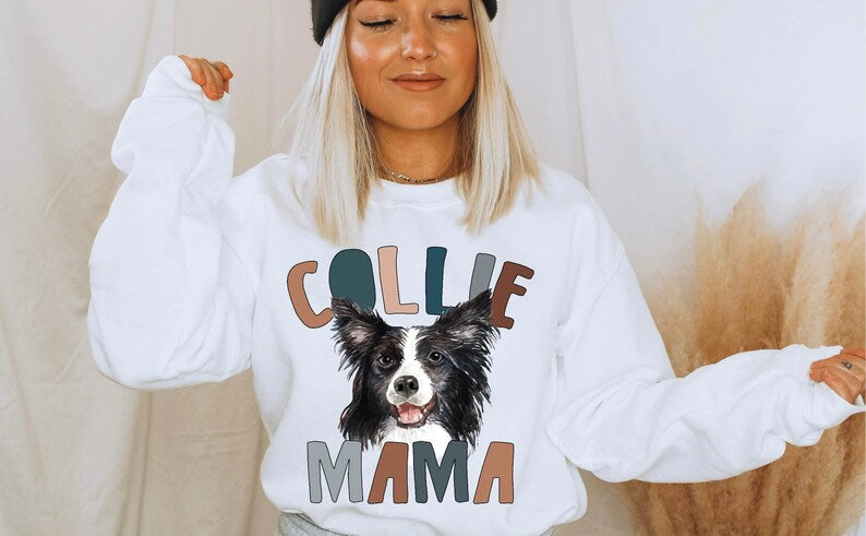 Collie Mama DTF Transfer