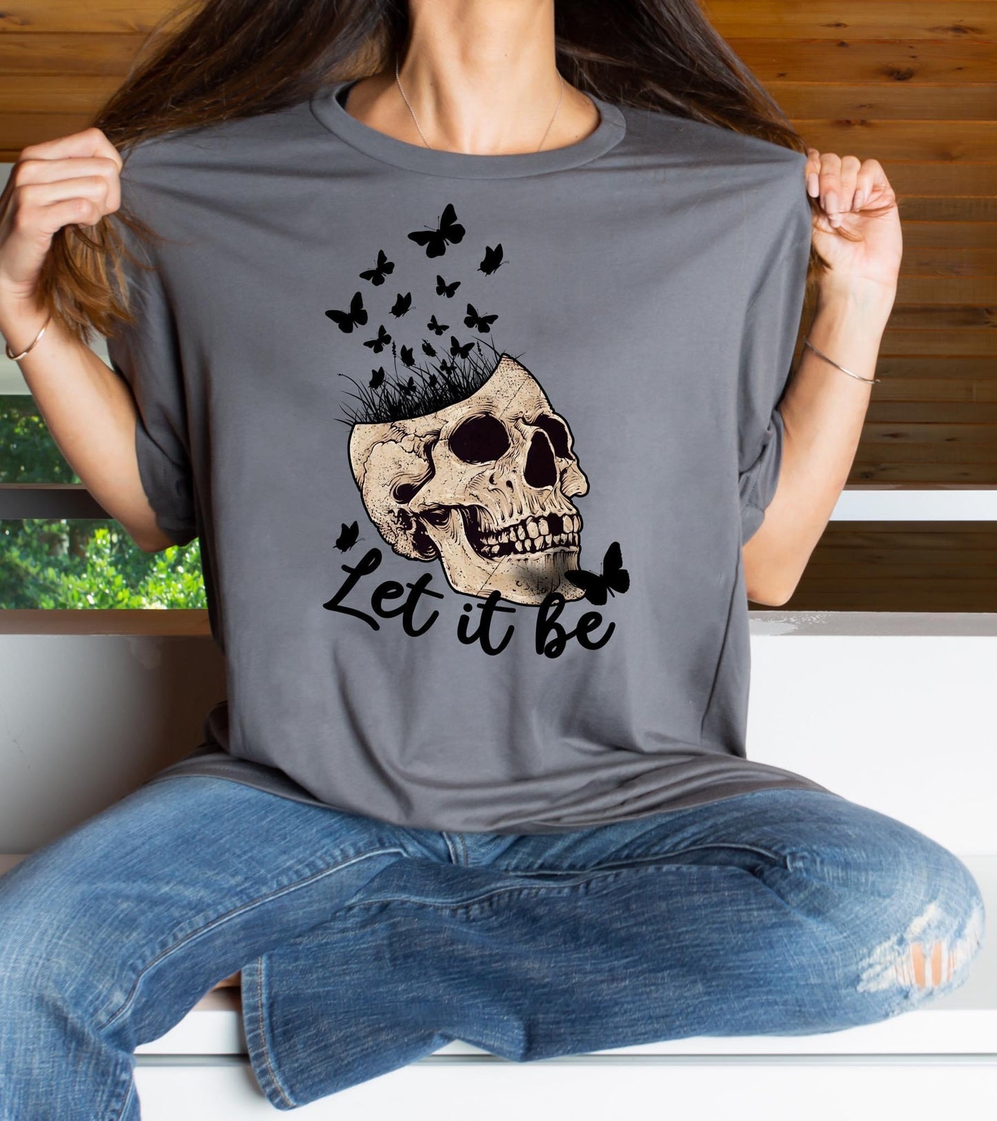 Let it Be Skull Butterflies