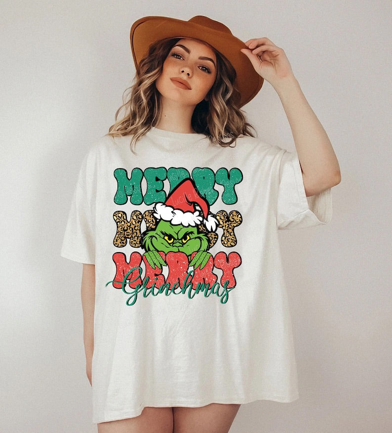 Merry Grinchmas DTF Transfer