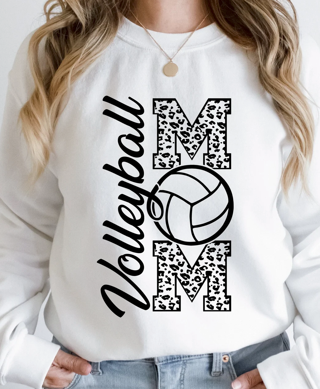 Leopard Volleyball Mom - DTF Transfer