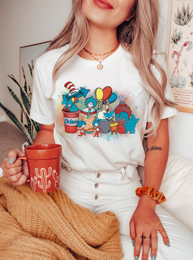 Dr Seuss Coffee DTF Transfer