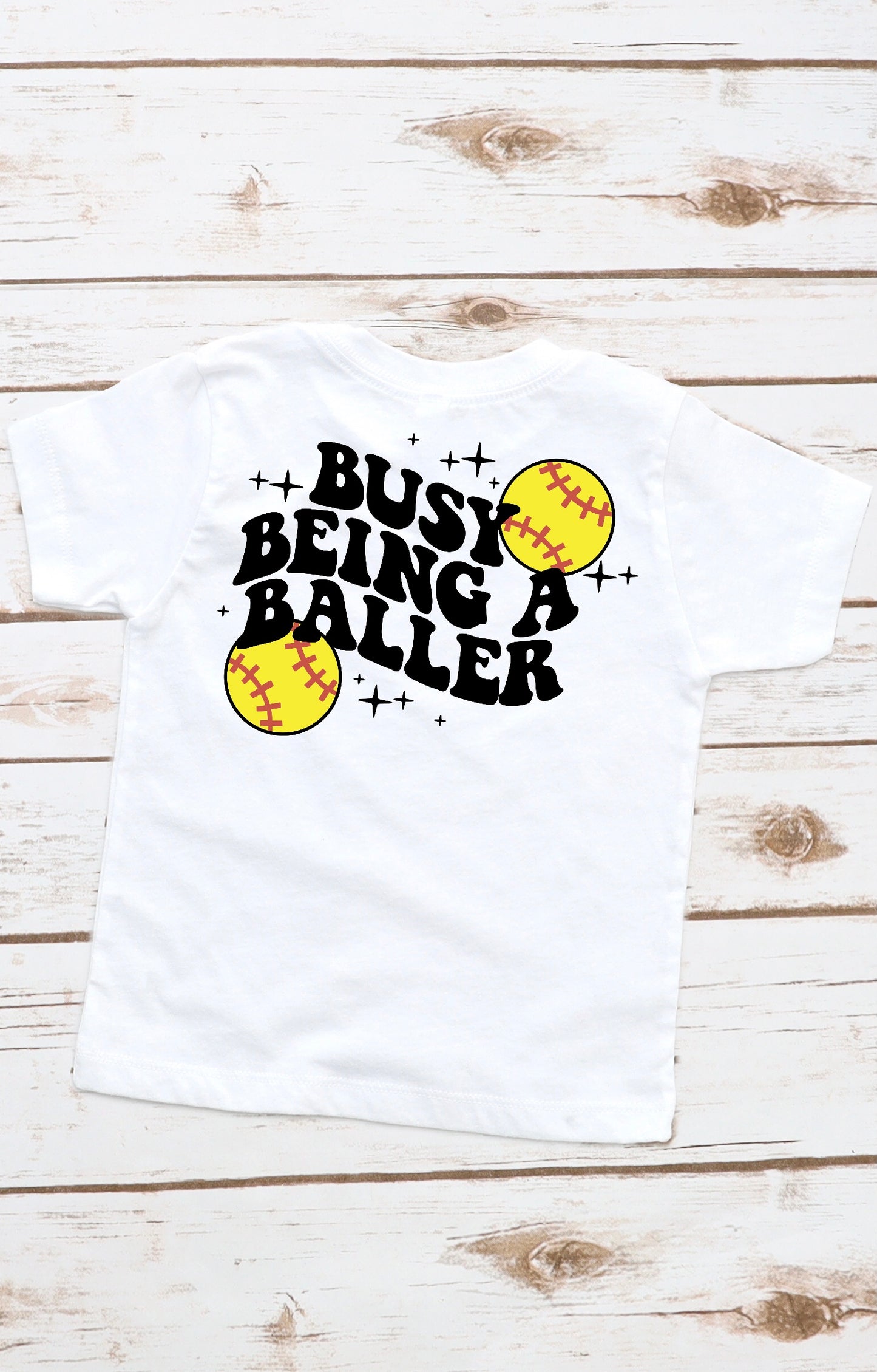 Busy Being a Baller Softball DTF Transfer