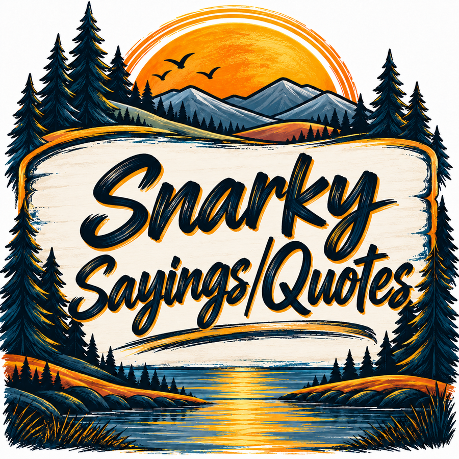Snarky Sayings Quotes