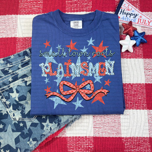 SMALL TOWN ROOTS PLAINSMEN RED WHITE & BLUE