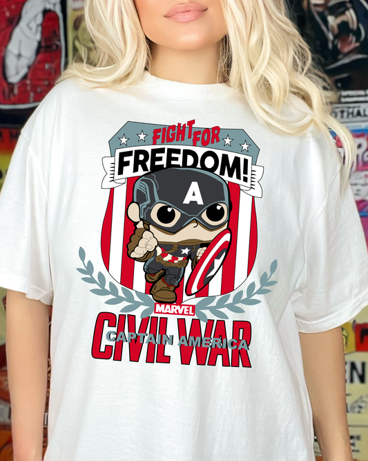 Captain America Civil War Fight For Freedom