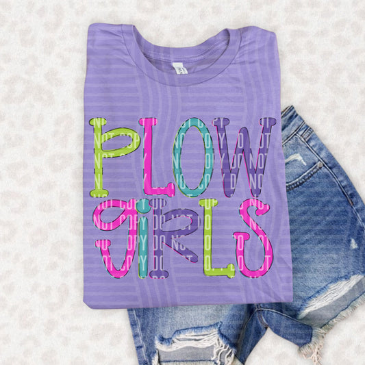 COLORFUL PLOWGIRLS