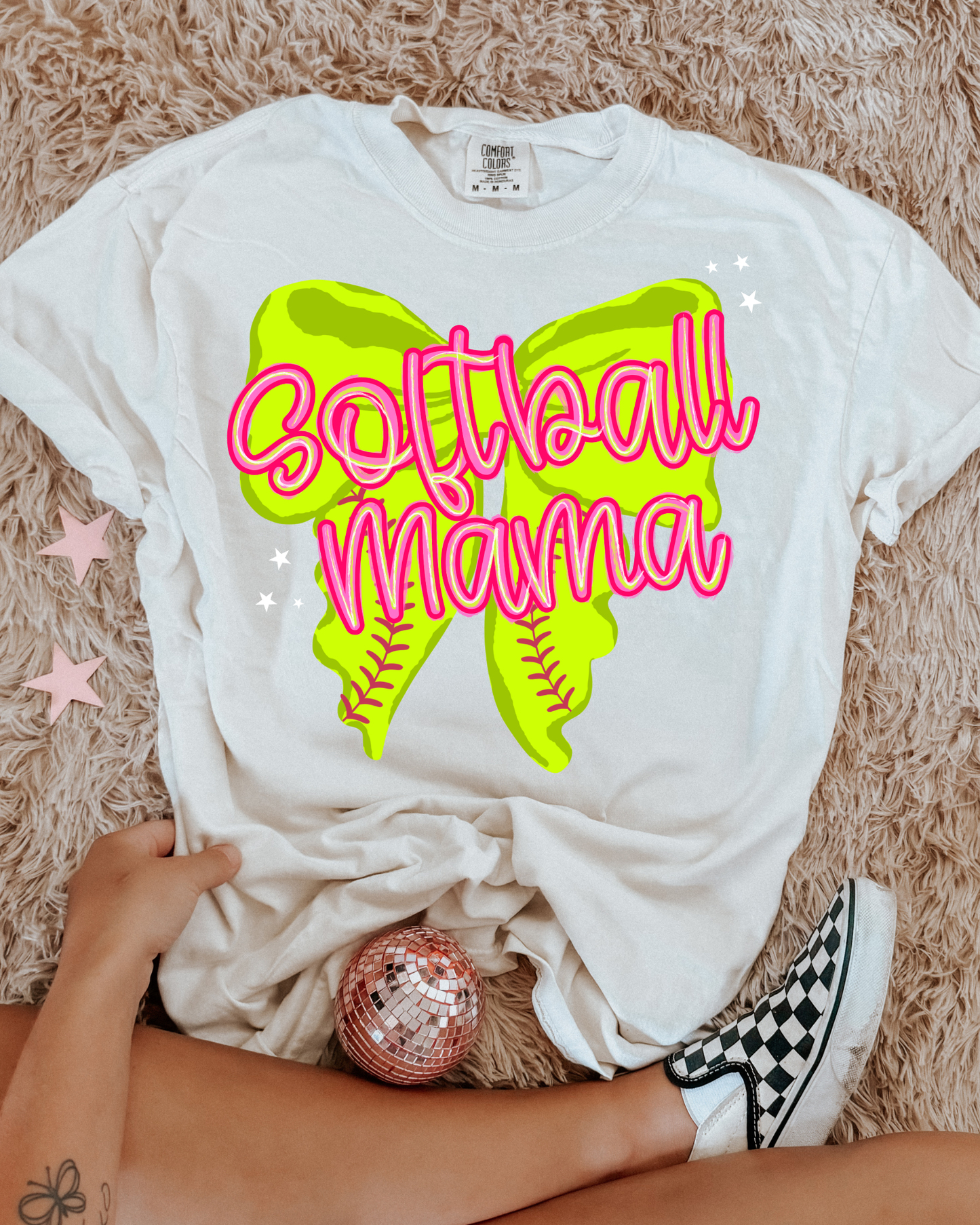 Softball Mama Bow