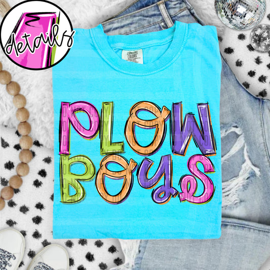 DOODLE COLORFUL PLOWBOYS