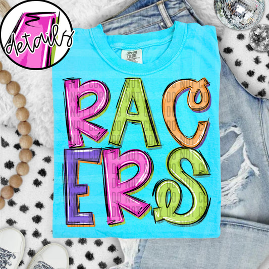 DOODLE COLORFUL RACERS