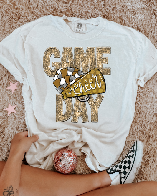 Game Day Cheer Gold Glitter