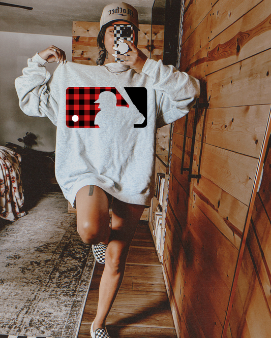 MLB Red & Black Plaid