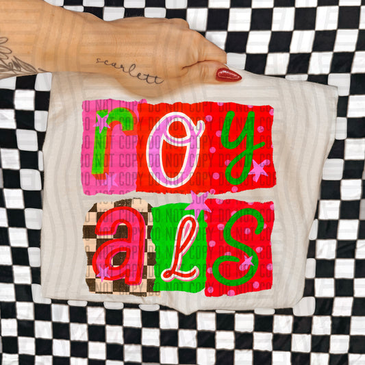 ROYALS RED & GREEN CHECKERS